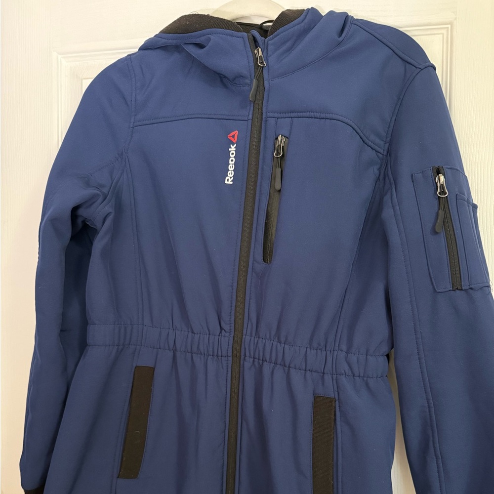 Reebok Women Blue Cold Weather Jacket Size L